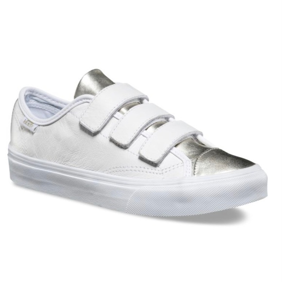 vans prison issue white